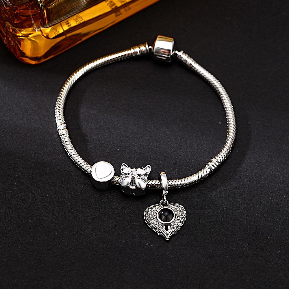 Personalisiertes Bildprojektionsarmband Mit Niedlichen Ornamenten, Das Beste Geschenk Für Sie - ihrenamenskettede