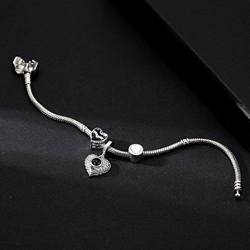 Personalisiertes Bildprojektionsarmband Mit Niedlichen Ornamenten, Das Beste Geschenk Für Sie - ihrenamenskettede