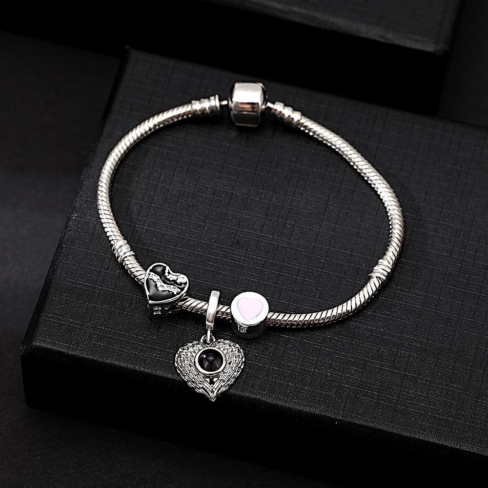 Personalisiertes Bildprojektionsarmband Mit Niedlichen Ornamenten, Das Beste Geschenk Für Sie - ihrenamenskettede