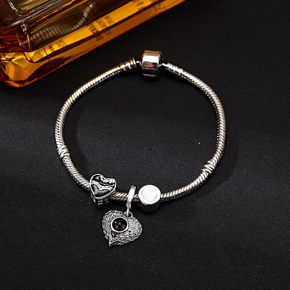 Personalisiertes Bildprojektionsarmband Mit Niedlichen Ornamenten, Das Beste Geschenk Für Sie - ihrenamenskettede