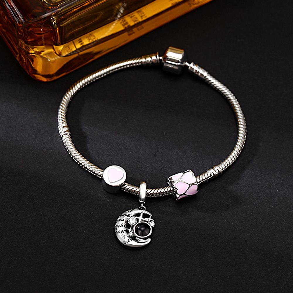 Personalisiertes Bildprojektionsarmband Mit Niedlichen Ornamenten, Das Beste Geschenk Für Sie - ihrenamenskettede