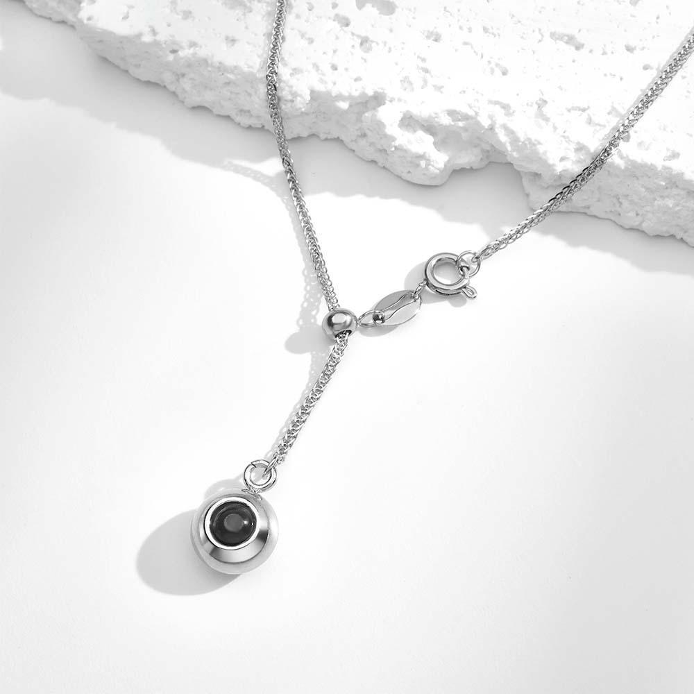 Personalisierte Projektionskette Einfaches Anhängergeschenk für Sie - NameNecklace