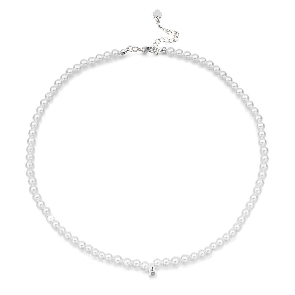 Personalisierte Perlenkette, Individuelle Namenskette, Geschenk Für Sie - ihrenamenskettede