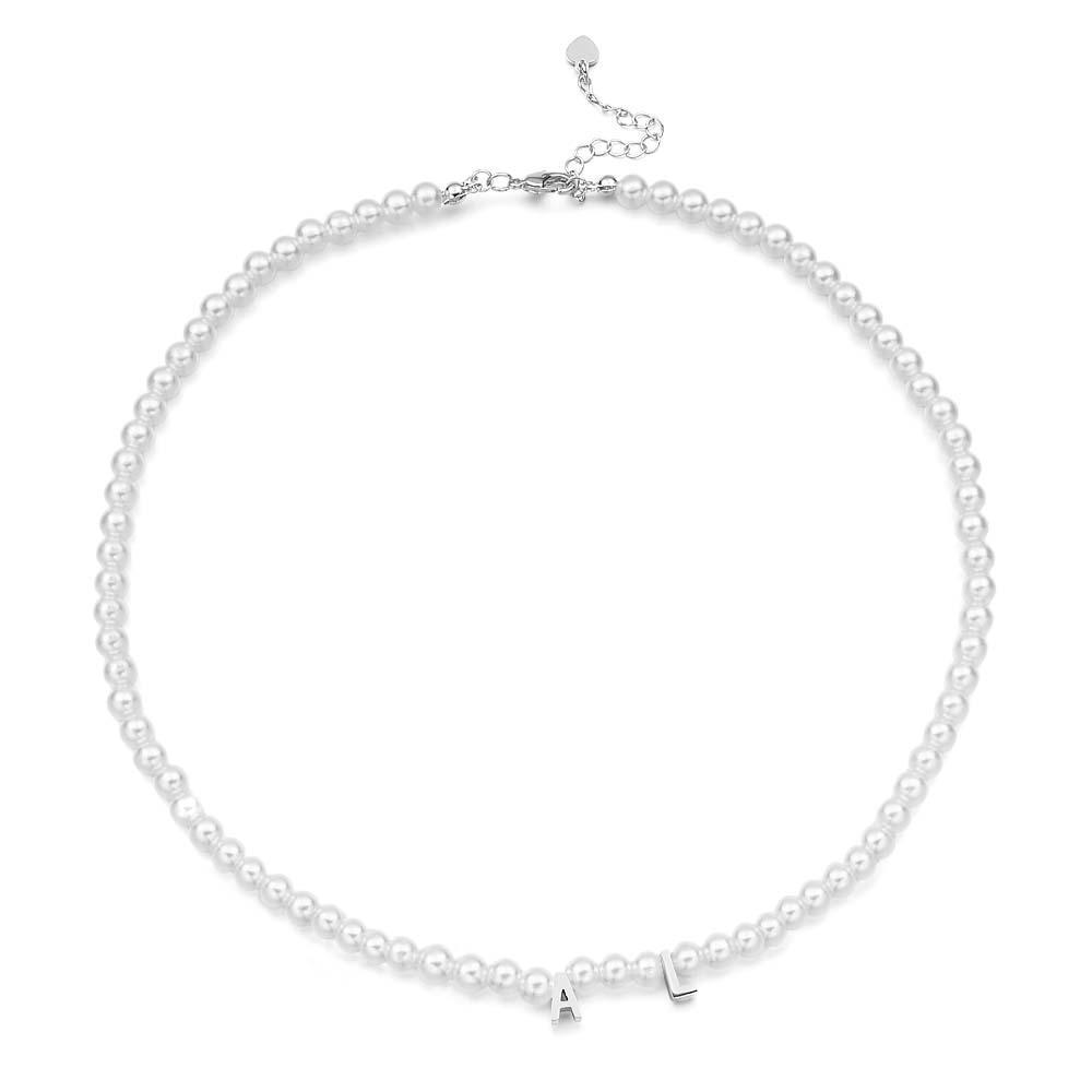 Personalisierte Perlenkette, Individuelle Namenskette, Geschenk Für Sie - ihrenamenskettede
