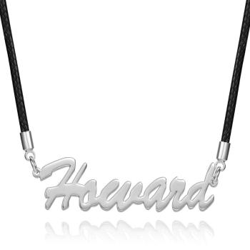 Personalisierte Namenshalskette Für Männer, Geschenk Für Den Freund Platin Plattiert - Silber