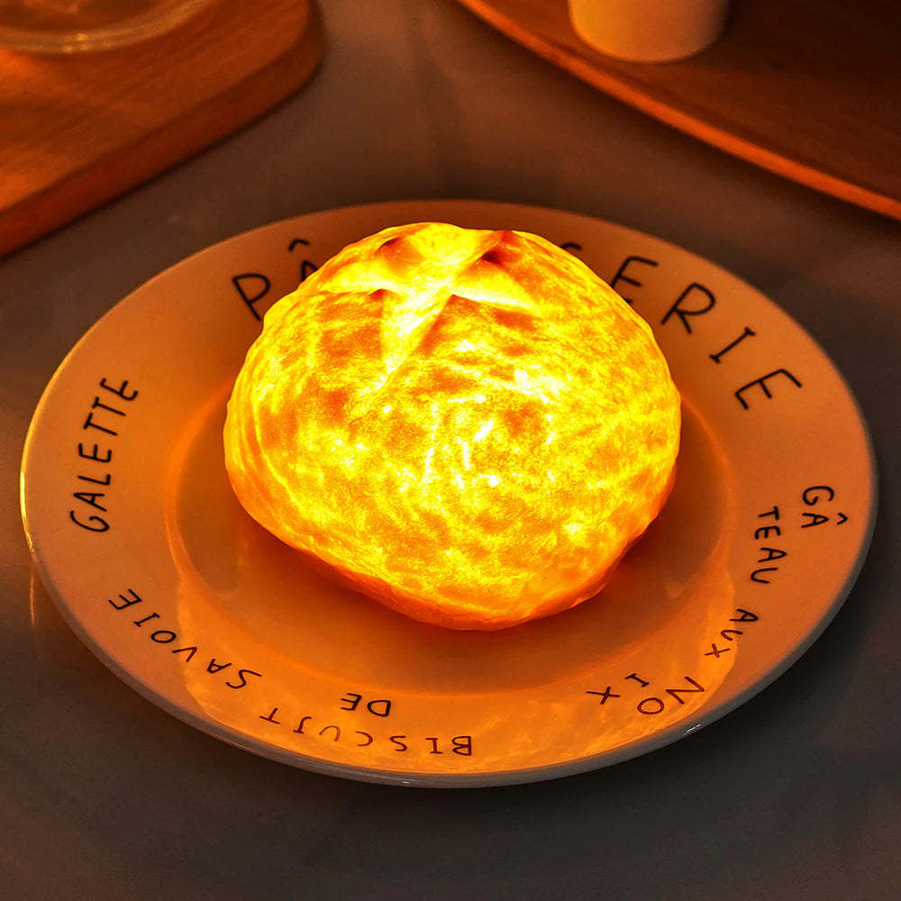 Croissant-brot-lampe, Batteriebetrieben, Led-licht, Geschenke Für Ein Neues Zuhause, Einweihungsgeschenke - ihrenamenskettede