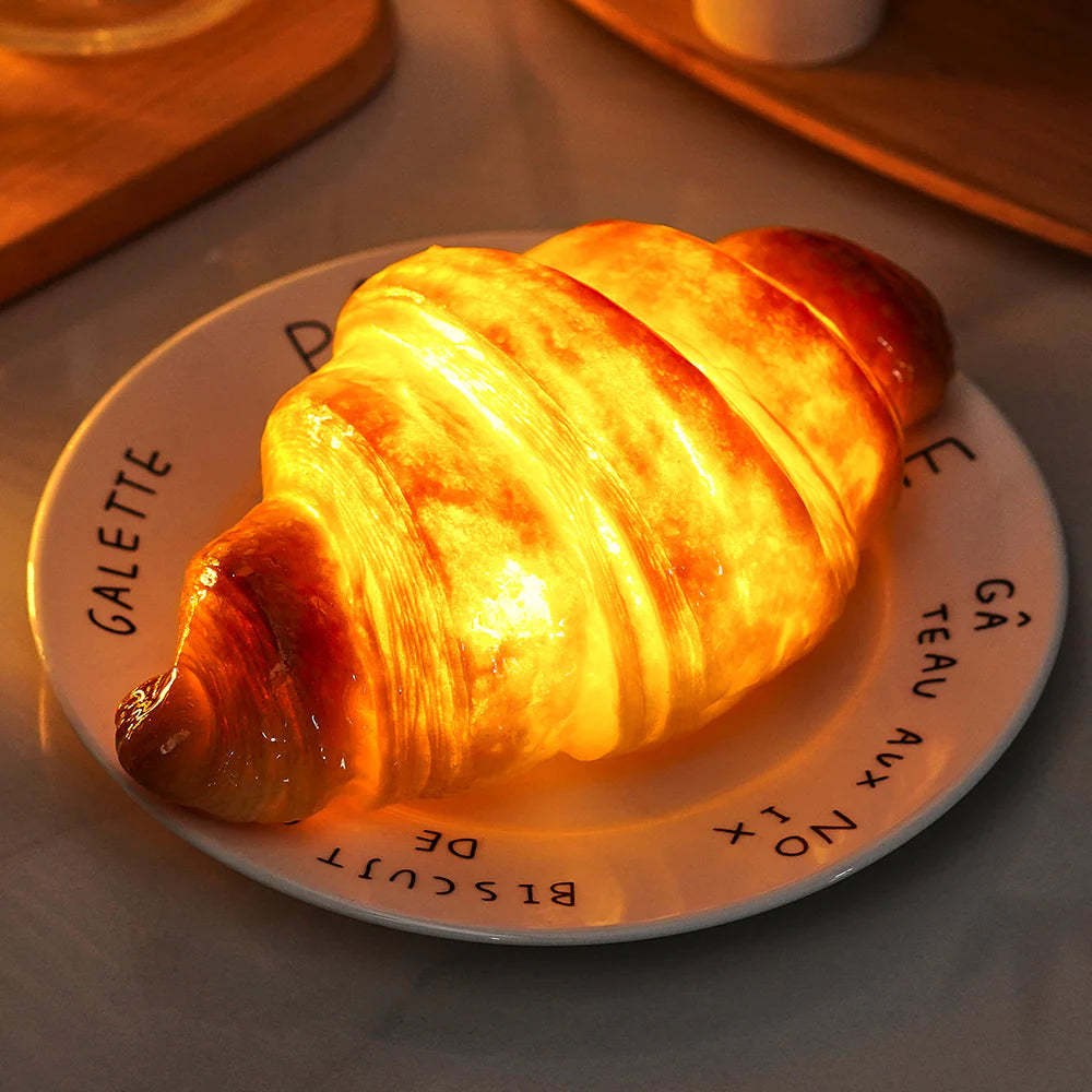Croissant-brot-lampe, Batteriebetrieben, Led-licht, Geschenke Für Ein Neues Zuhause, Einweihungsgeschenke - ihrenamenskettede