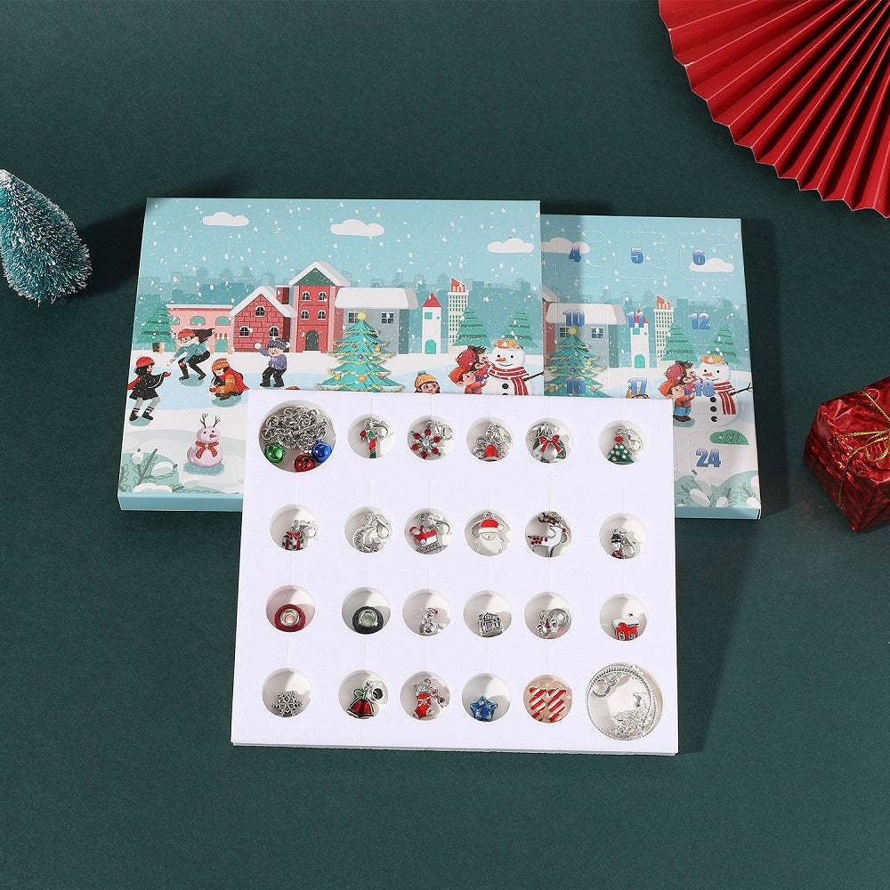 Diy Weihnachtsarmband Set Advent Countdown Blind Box Kinderarmband Geschenk - ihrenamenskettede