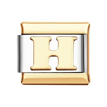 Buchstabe H – Italienischer Charm Aus Silber Für Italienische Charm-armbänder Composable Link - ihrenamenskettede