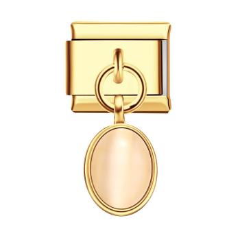 Mimic Gold Cat's Eye Italian Charm Für Italienische Charm-armbänder Composable Link - ihrenamenskettede