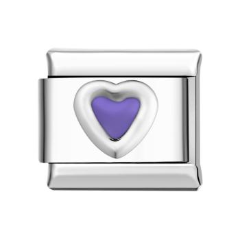 Love-lila Italienischer Charm Für Italienische Charm-armbänder Composable Link - ihrenamenskettede