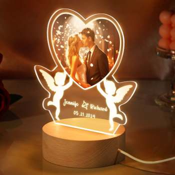 Personalisierte Geschenke Für Sie Und Ihn, Individuelles Nachtlicht Mit Bildtext, Valentinstagsgeschenke, Hochzeitsgeschenke, Geschenke Zum Geburtstag, Jahrestag, Geschenke Für Frauen, Männer, Ehefrau, Ehemann, Freundin, Freund, Paar - ihrenamenskettede