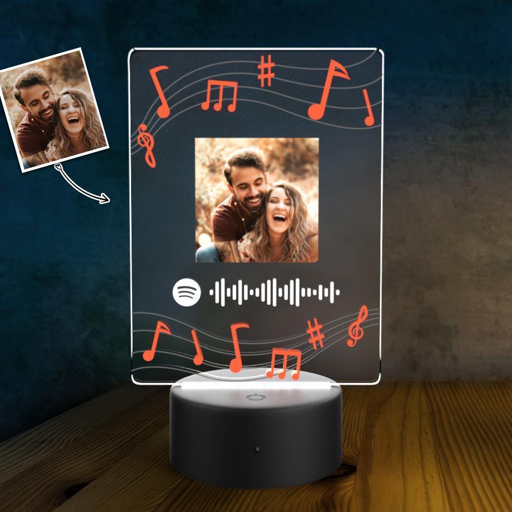 Customized Spotify LED light lamp Custom Night Light Couples Gift 