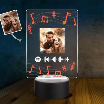 Customized Spotify LED light lamp Custom Night Light Couples Gift 