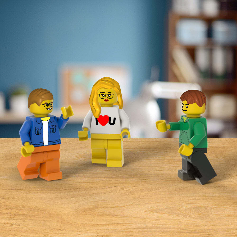 Benutzerdefinierte Minifiguren, Personalisierte Minifiguren, Erstellen Sie Ihre Eigenen Minifiguren - ihrenamenskettede