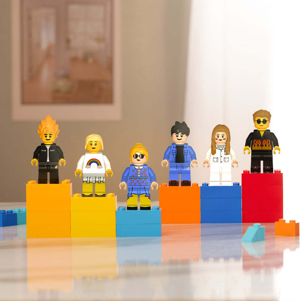 Benutzerdefinierte Minifiguren, Personalisierte Minifiguren, Erstellen Sie Ihre Eigenen Minifiguren - ihrenamenskettede