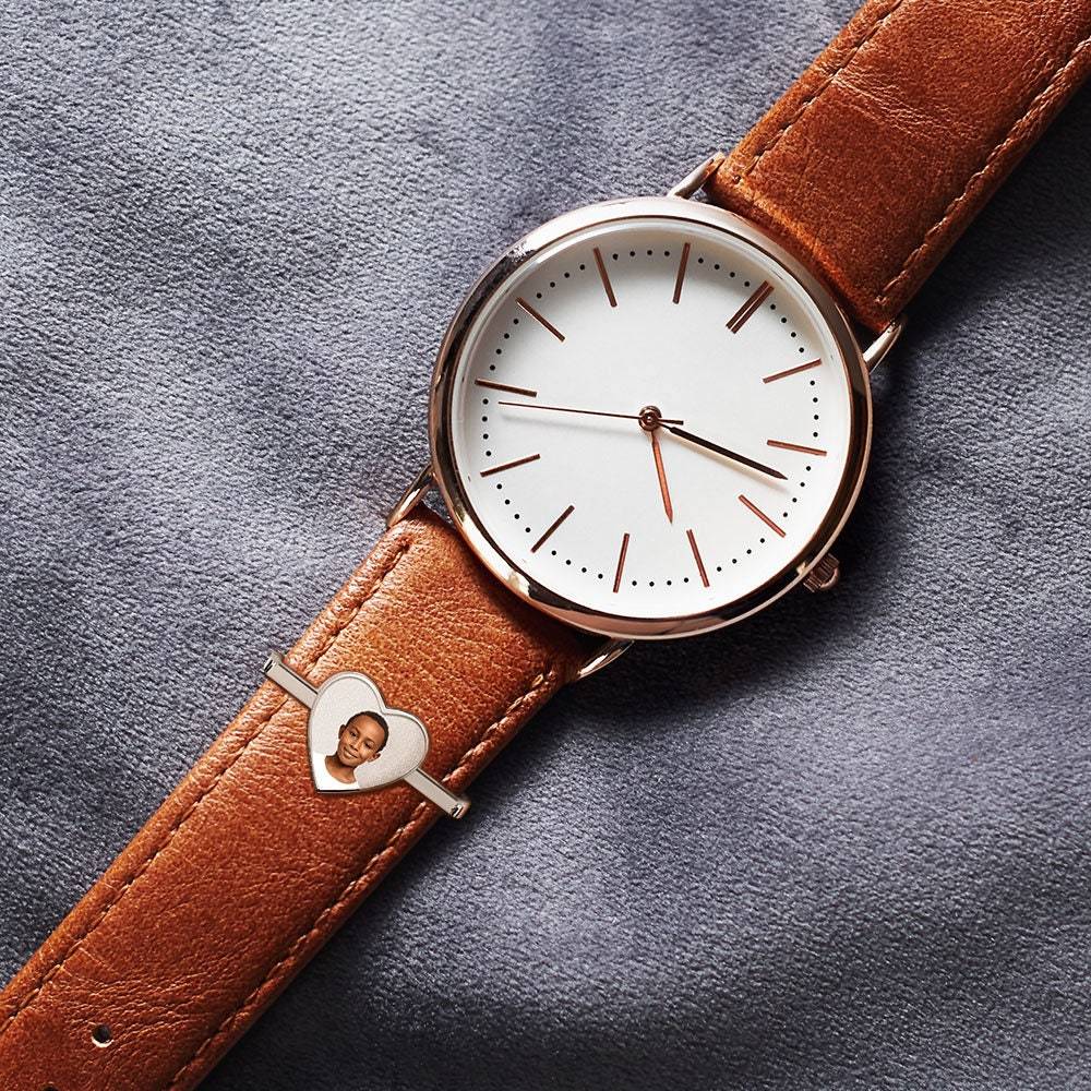 Benutzerdefinierter Uhrenarmband-anhänger, Personalisierter Smartwatch-foto-anhänger