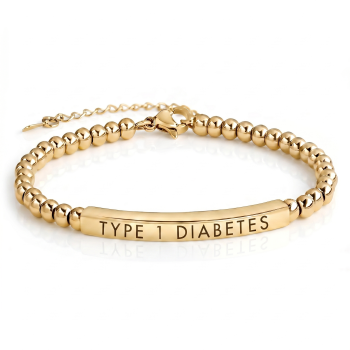 Personalisiertes Diabetes-Alarmarmband, Individuelles Asthma-Armband, Notfall-Sicherheitsgeschenk Für Die Familie - namenecklacede