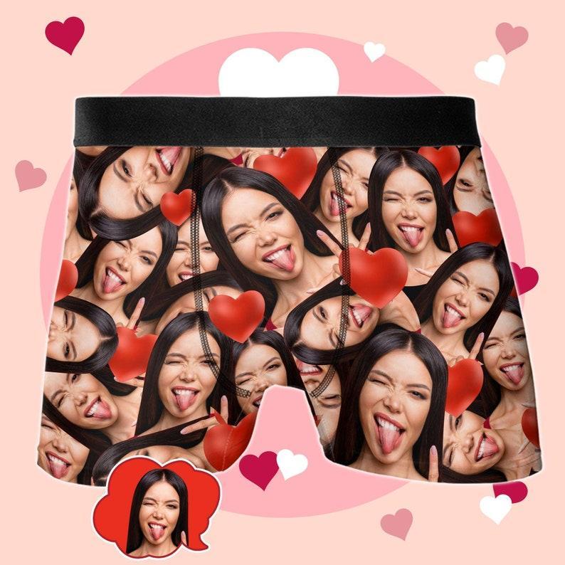 Personalisierte Boxershorts Für Männer, Personalisiertes Unterwäsche-geschenk Für Freund, Valentinstagsgeschenk Für Ehemann, Lustige Personalisierte Unterwäsche, Geburtstagsgeschenk - namenecklacede