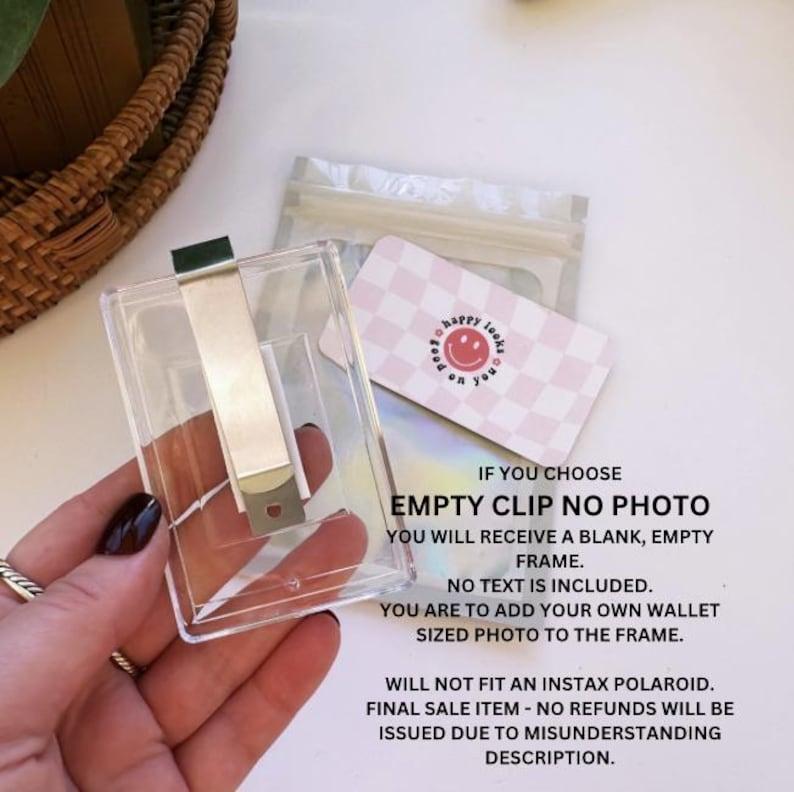 Foto-auto-sonnenblendenclip, Personalisierter Sonnenblendenclip, Individuelle Foto-autodekoration, Polaroid-foto Fürs Auto, Geschenk Für Paare, Fotohalter Fürs Portemonnaie - namenecklacede