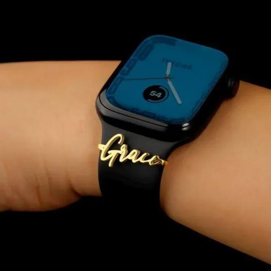 Uhrenarmband-anhänger Aus Sterlingsilber – Personalisierter Uhrenschmuck – Uhrenarmband-anhänger – Benutzerdefinierter Namensanhänger Für Uhrenarmbänder - namenecklacede