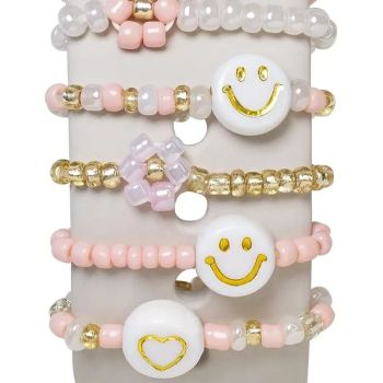 Perlen-uhrenarmband-anhänger, Kompatibel Mit Uhren 38/40/41/42/44/45/49 Mm, Süße Perlen, Dekorative Ringe, Schlaufen, Uhrenzubehör Für Die Iwatch-serie 8/7/6/5/4/3/2/1 (armband Nicht Im Lieferumfang Enthalten) - namenecklacede