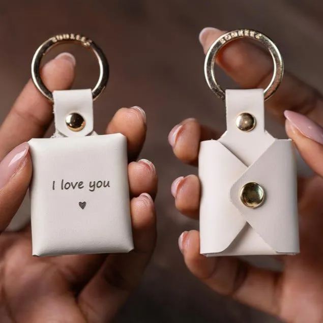 Personalisiertes Fotoalbum-schlüsselanhänger, Bedeutungsvolles Geschenk Für Papa, Individuelles Erinnerungsstück Zum Vatertag - namenecklacede