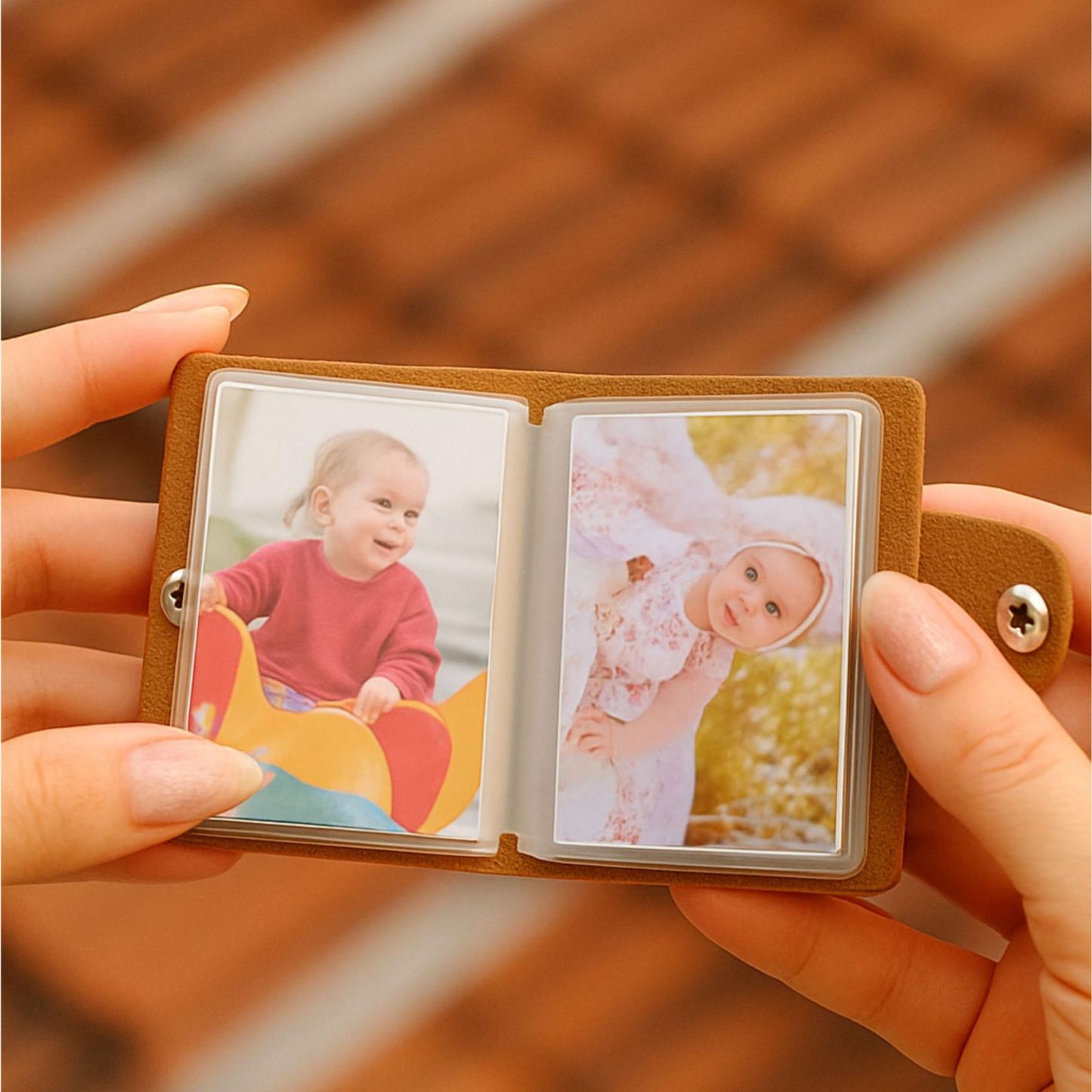 Personalisierter Mini-fotoalbum-schlüsselanhänger Aus Leder – Individuell Gestalteter Fotoalbum-schlüsselanhänger – Geschenkidee Zu Weihnachten, Jahrestag Oder Geburtstag - namenecklacede