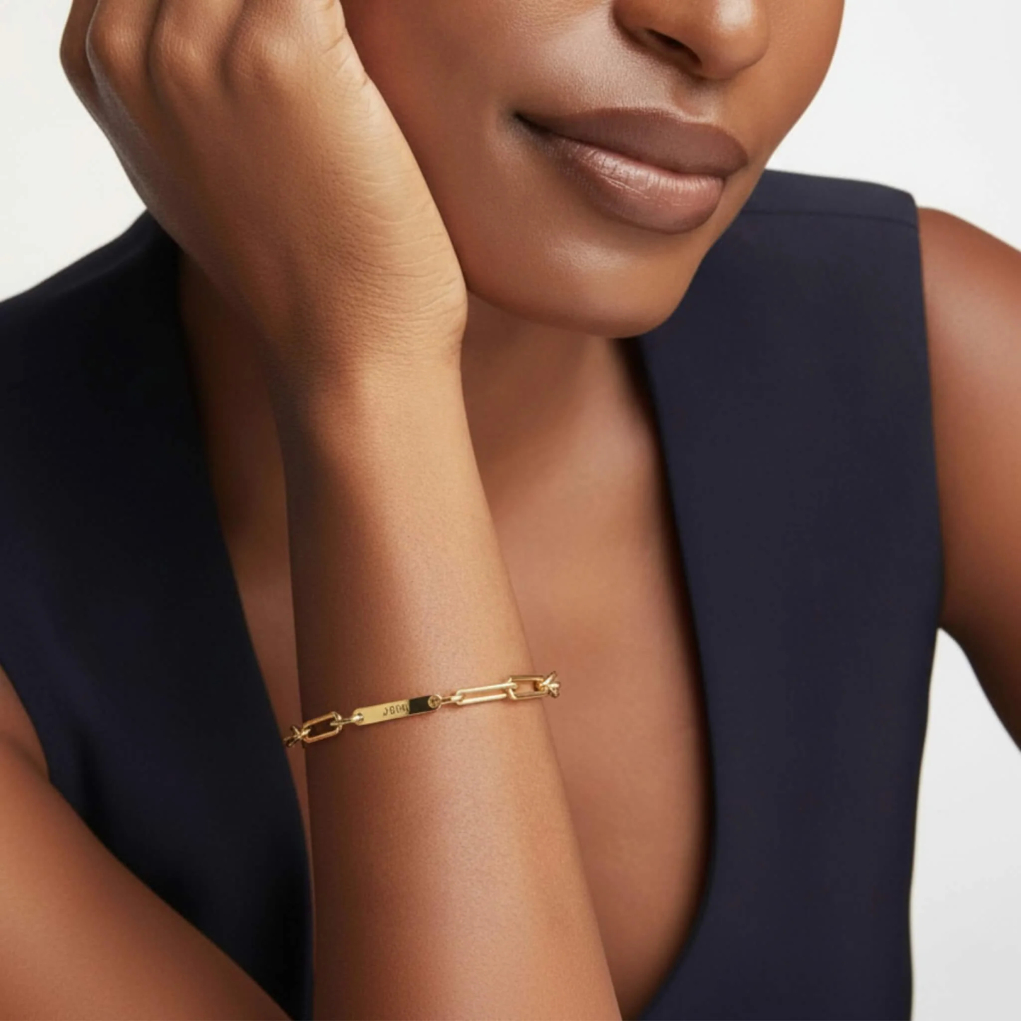 Personalisiertes Namensarmband Für Paare, Armband Mit Individueller Namensgravur, Zeitloses Gliederkettenarmband, Geschenk Für Sie/ihn - namenecklacede