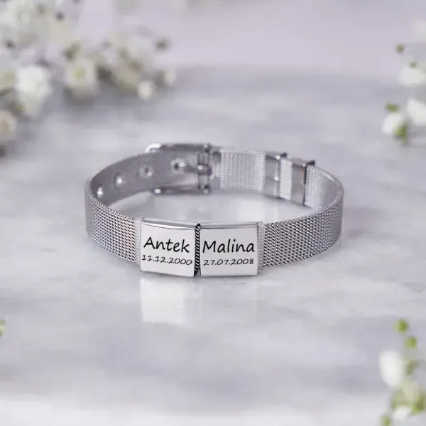 Personalisiertes Armband Mit Geburts- Und Jahrestagsdatum – Ein Bedeutungsvolles Familienarmband - namenecklacede