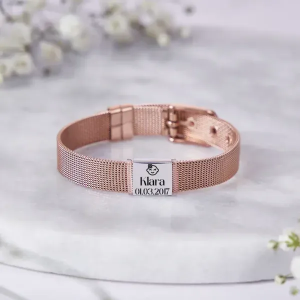 Personalisiertes Armband Mit Geburts- Und Jahrestagsdatum – Ein Bedeutungsvolles Familienarmband - namenecklacede
