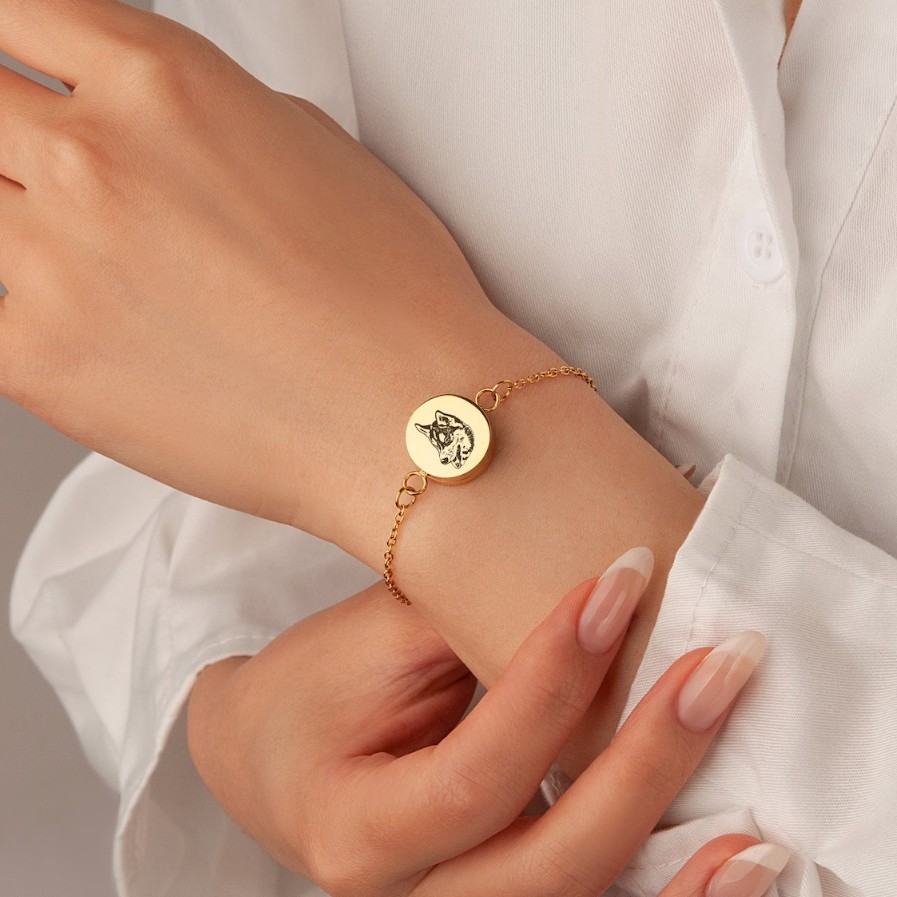 Personalisiertes Haustier-gedenkarmband Mit Namen Und Lebensdaten – Das Perfekte Geschenk Für Ihre Tierbesitzerin - namenecklacede