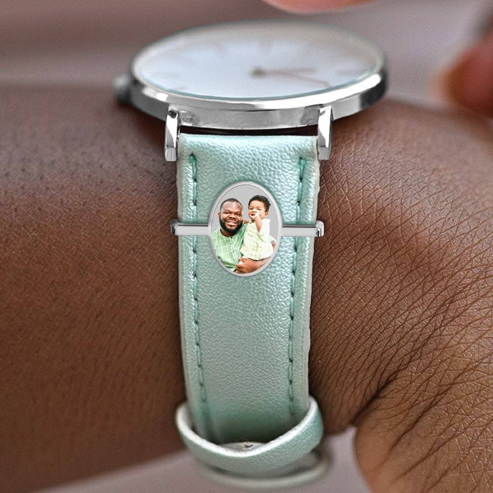 Benutzerdefinierter Uhrenarmband-anhänger, Personalisierter Smartwatch-foto-anhänger