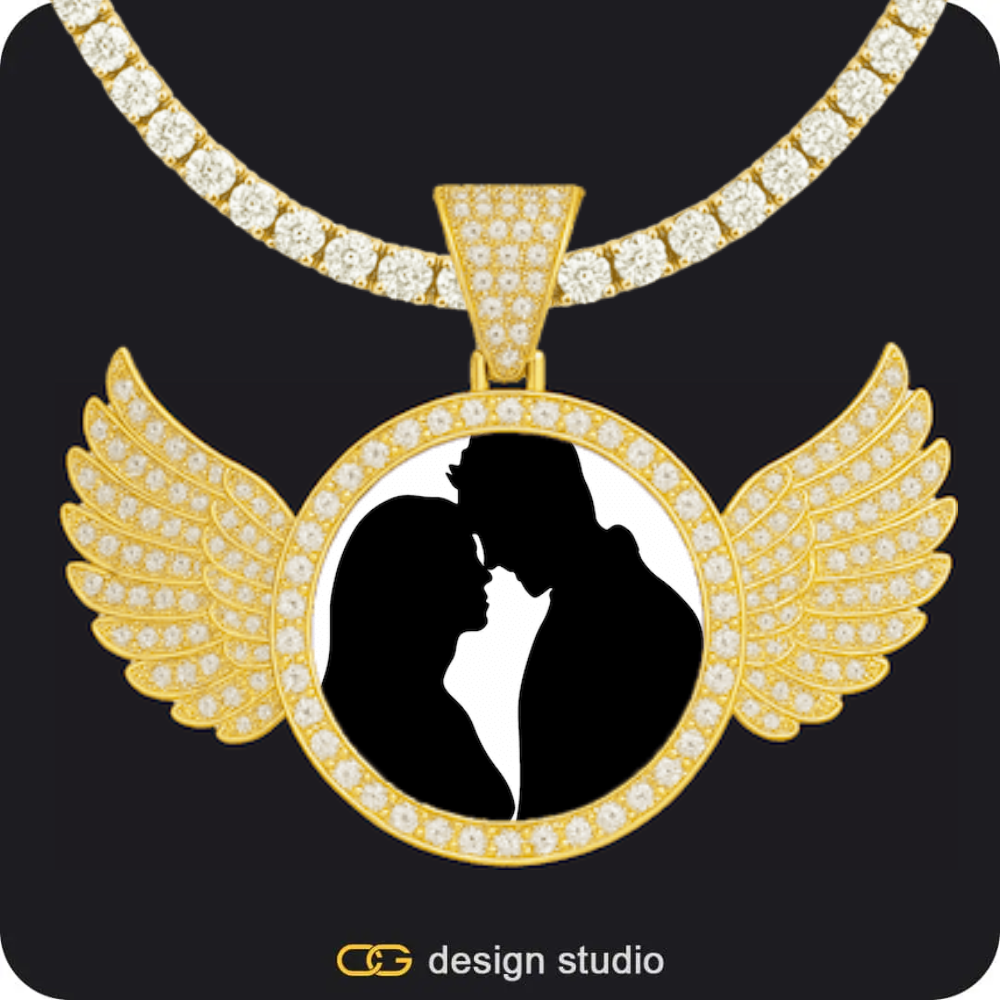 Custom Photo Pendant Necklace Multiple Shapes Personalized Keepsake For Her And Him Gifts