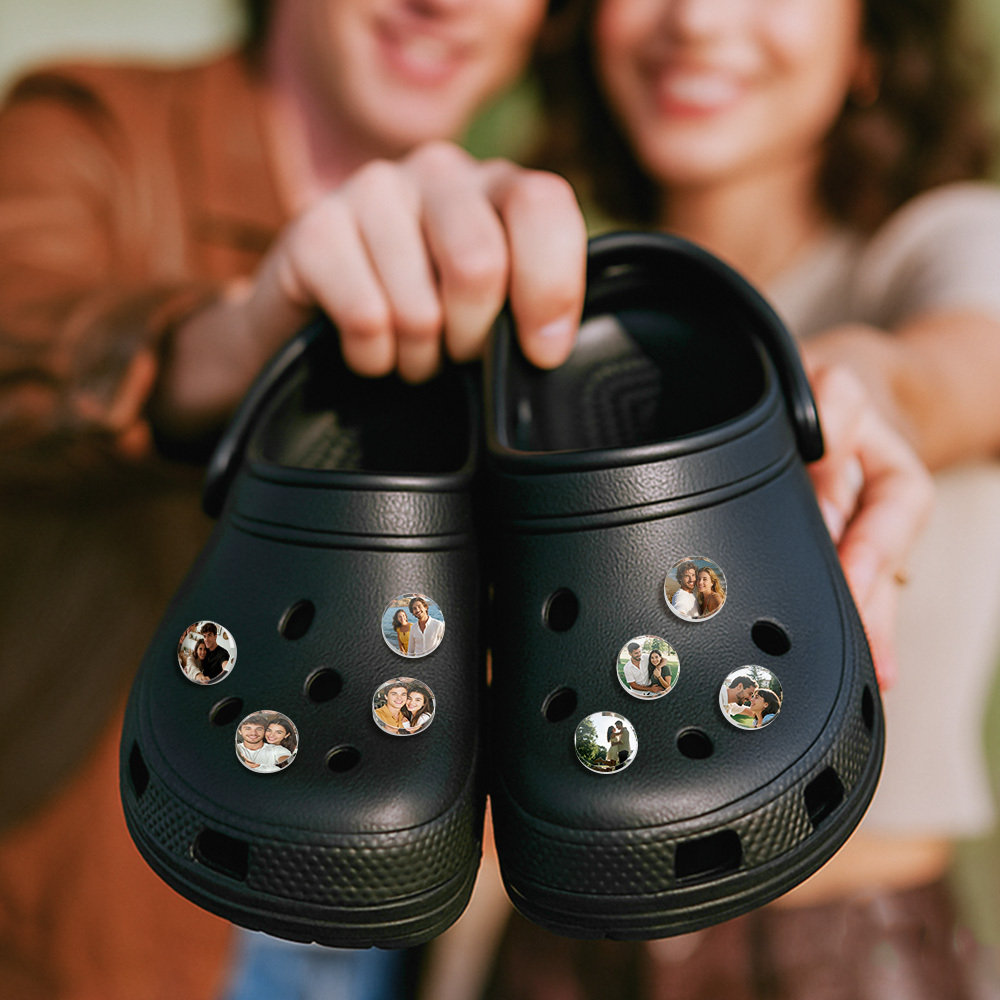 Put Your Face on a Shoe Charm Custom Photo Clog Charms Personalized & Super Fun Gift Custom Face Shoe Accessory