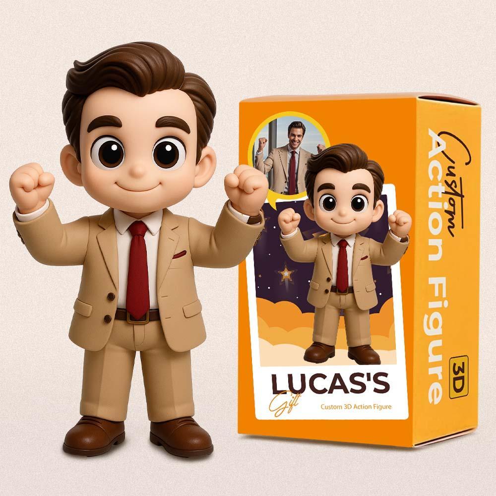 Custom 3D Action Figure from Photo Unique & Thoughtful Personalized Toy Custom Action Toy Gift for Boss