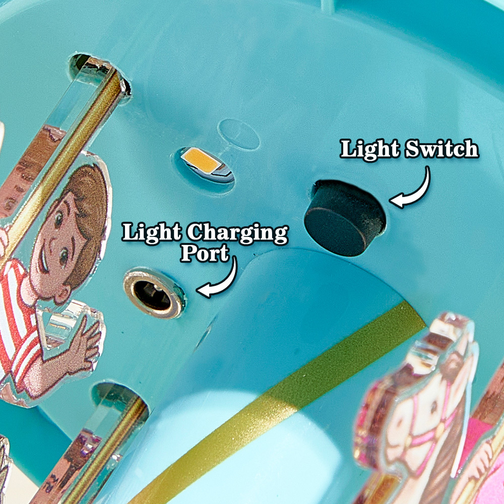 Custom Portrait Carousel Music Box Ornament Family Member Desktop Decoration Gift For Family - namenecklace