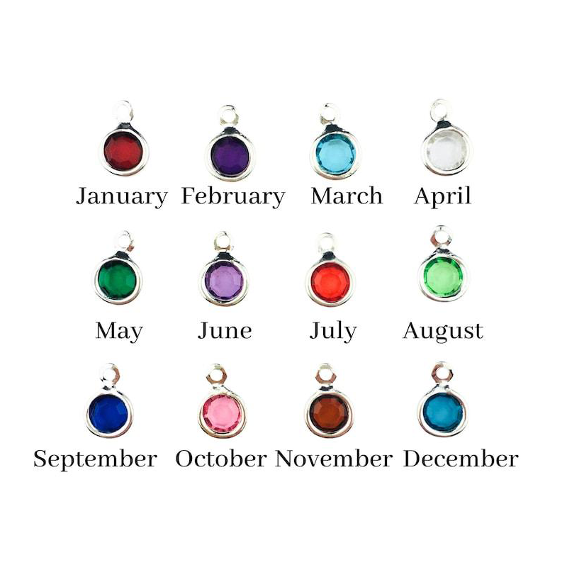 Personalized Tennis Racket Keyring Custom Tennis Racket Keychain with Initial and Birthstone Tennis Player Gift