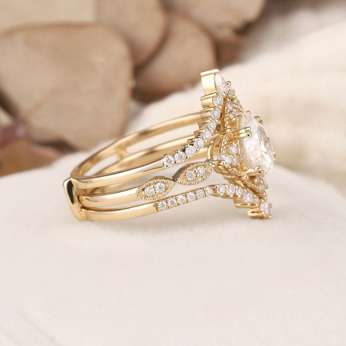 Crown Diamond Ring Trendy Women’s Jewelry Sparkling Romantic Surprise Ring For Her