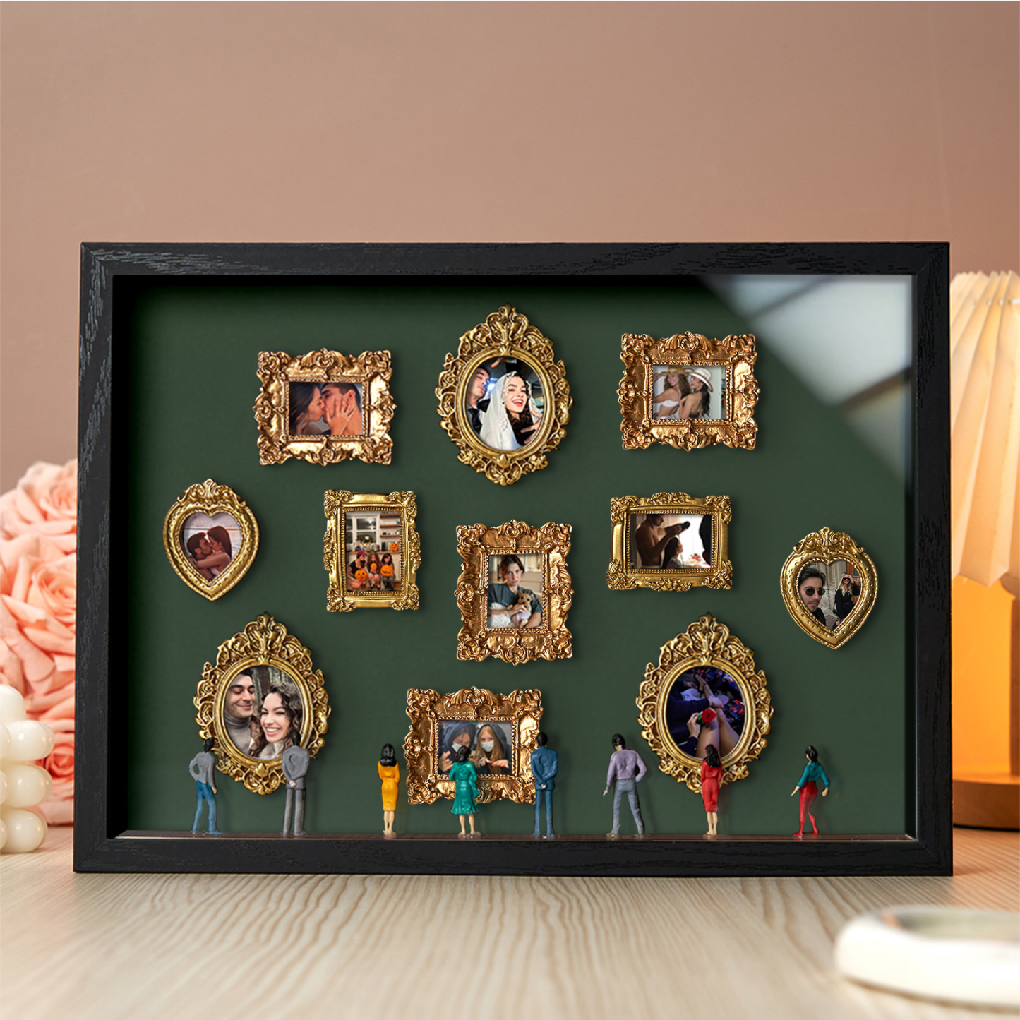 Museum of Us Frame Personalized Couples Gift for Her Cute Miniature Museum Gifts Meaningful Gift Valentine's Day Anniversary Gift - namenecklace