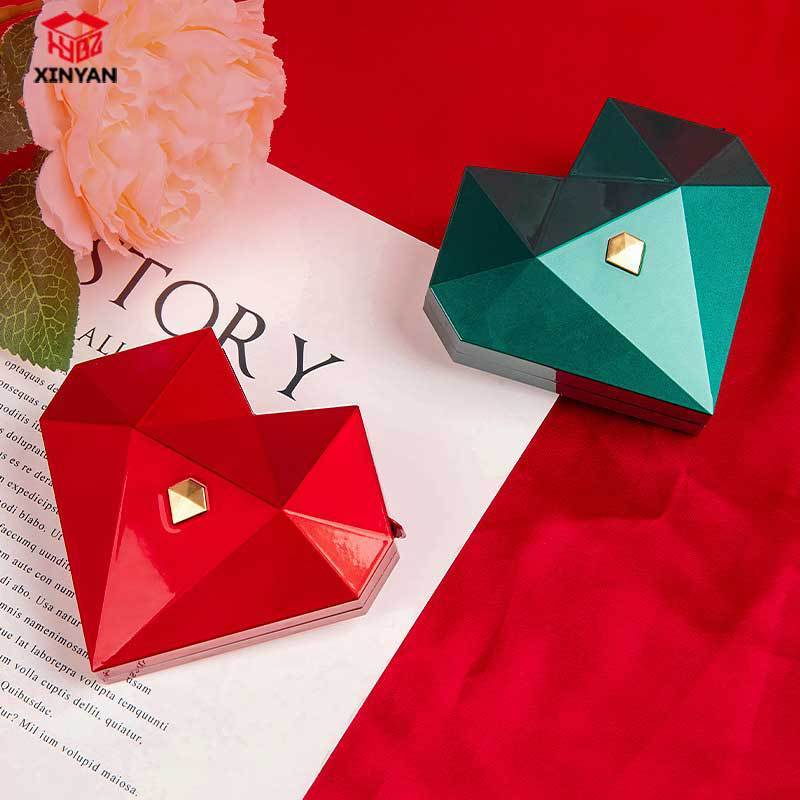 Ring Box Heart Shaped Gift Box Mechanical Surprise Ring Box for Proposal Surprise Jewelry Box Magical Pop-Up Ring Surprise Box