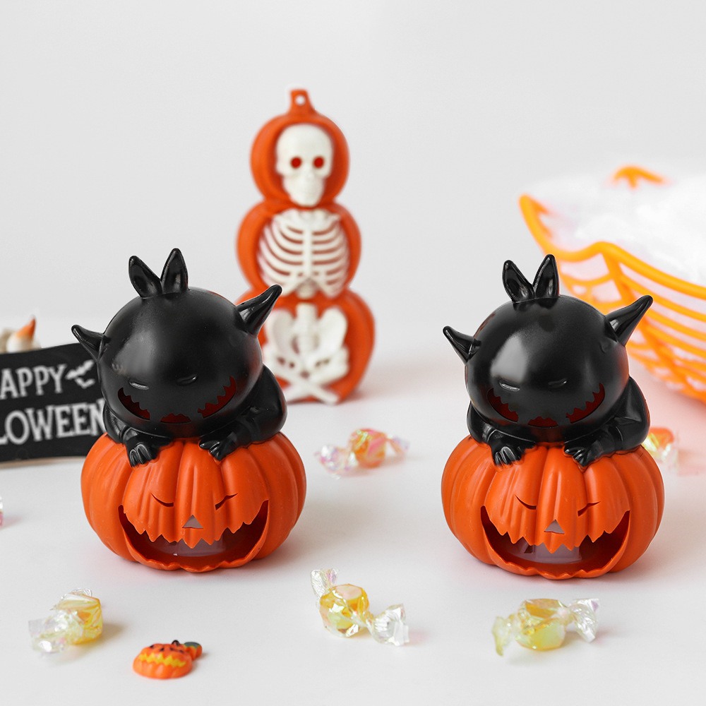 Halloween Haunted Night Creepy Pumpkin Light-Up Prop - namenecklace