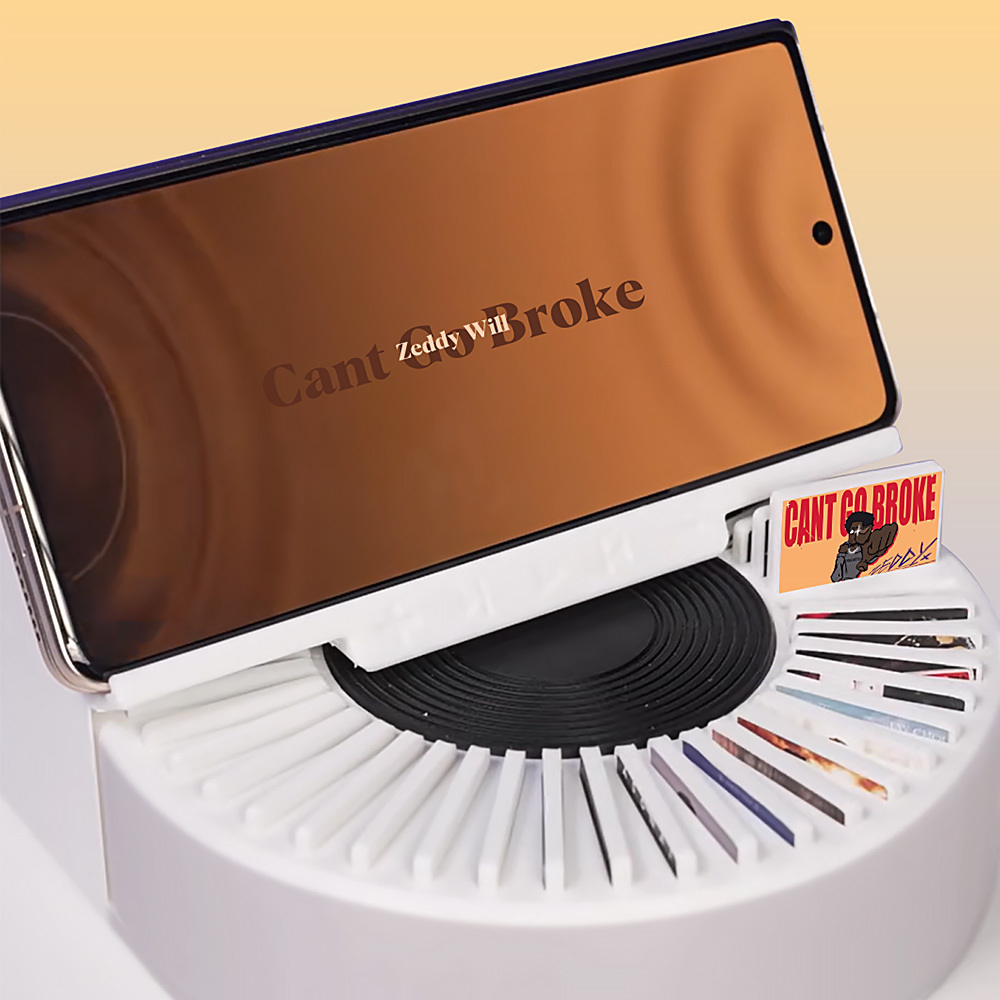 NFC Music Card Bar Player Interactive Song Card Portable Speaker with Custom Playlist Memory Creative Gift for Music Lovers