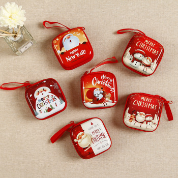 Kids' Christmas Coin Purse Adorable Christmas Mini Pouches 16 Styles of Christmas Coin Purses for Children