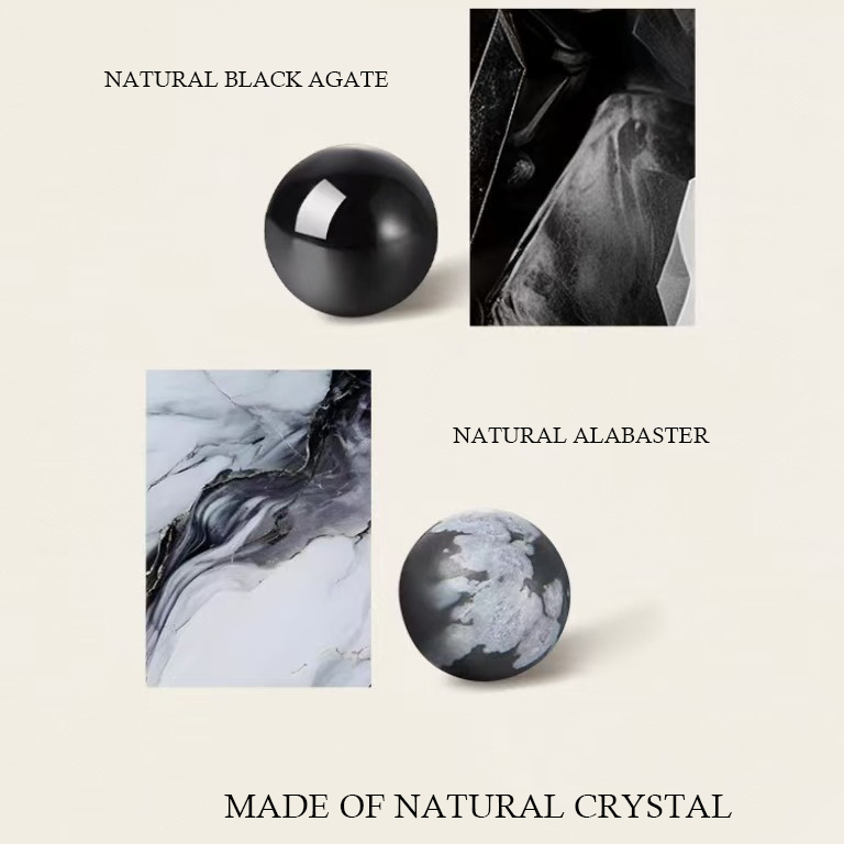 "One Lock for Love" Matching Crystal Bracelet & Key Necklace Set Natural Agate Bracelet with Key Necklace for Couples 