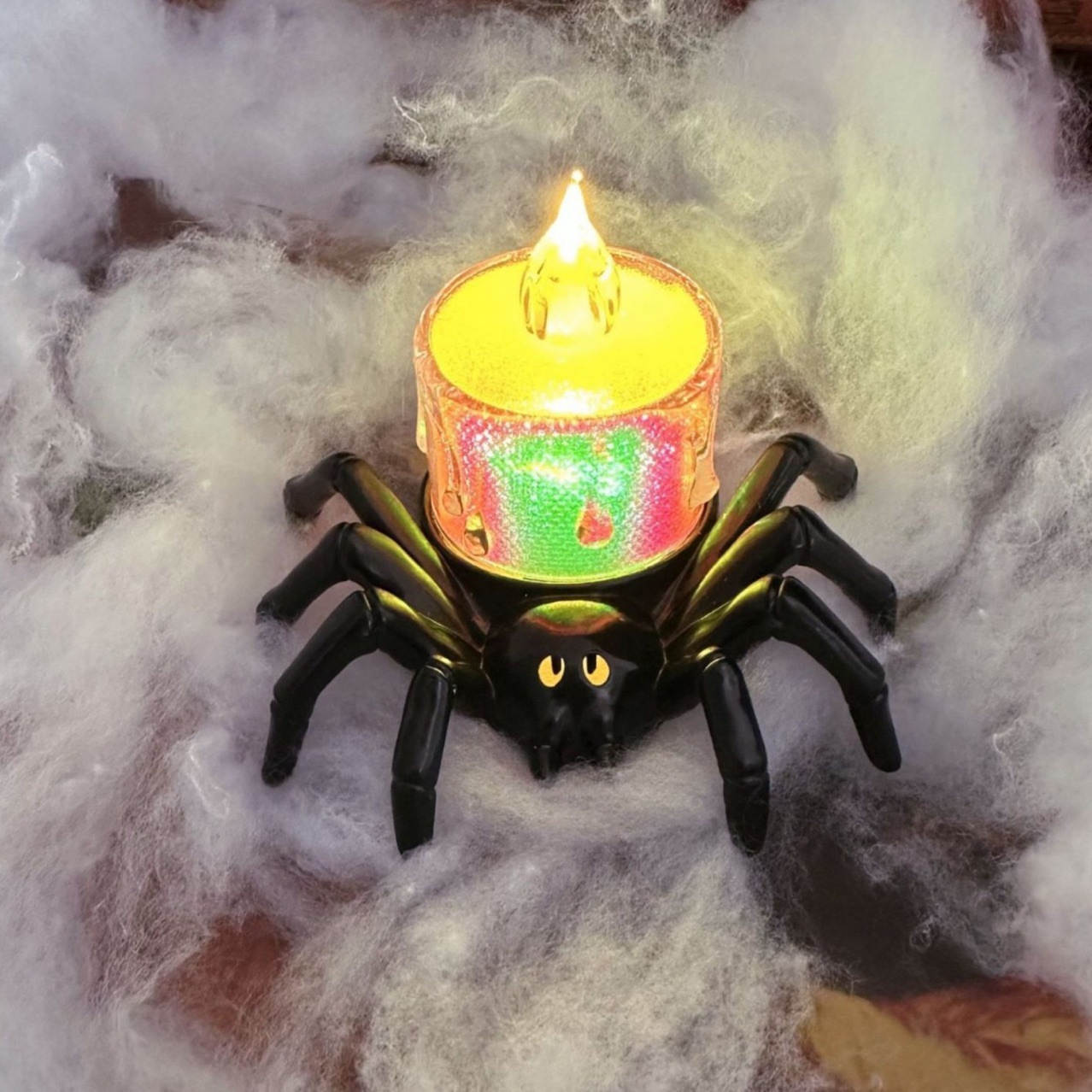 Halloween Spider Lamp Decoration & Halloween Haunted Night Ambience Gift For Family