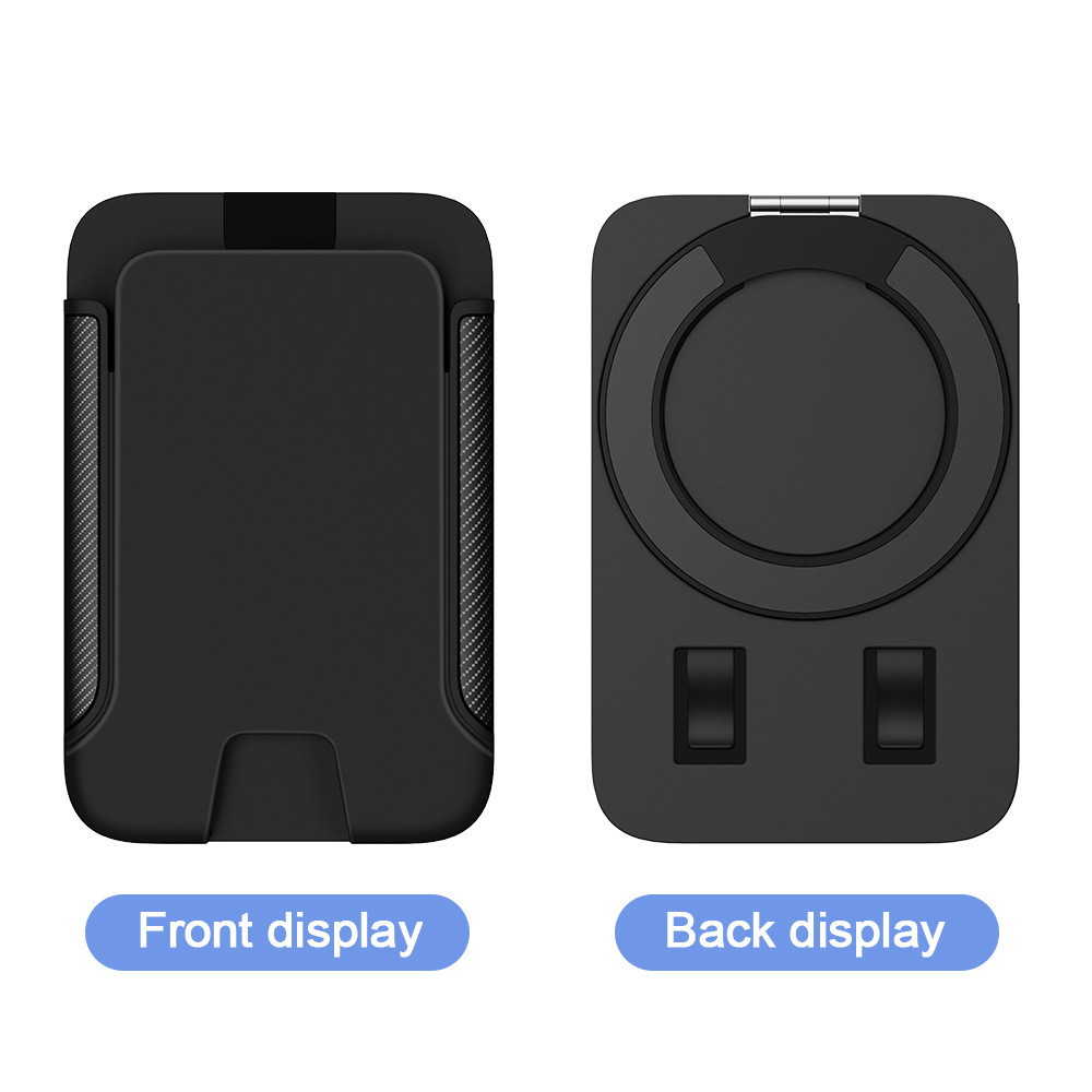 MagSafe Compatible Phone Wallet Stand Magnetic Card Holder & Adjustable Kickstand for iPhone