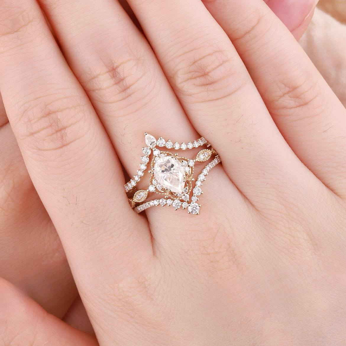 Crown Diamond Ring Trendy Women’s Jewelry Sparkling Romantic Surprise Ring For Her