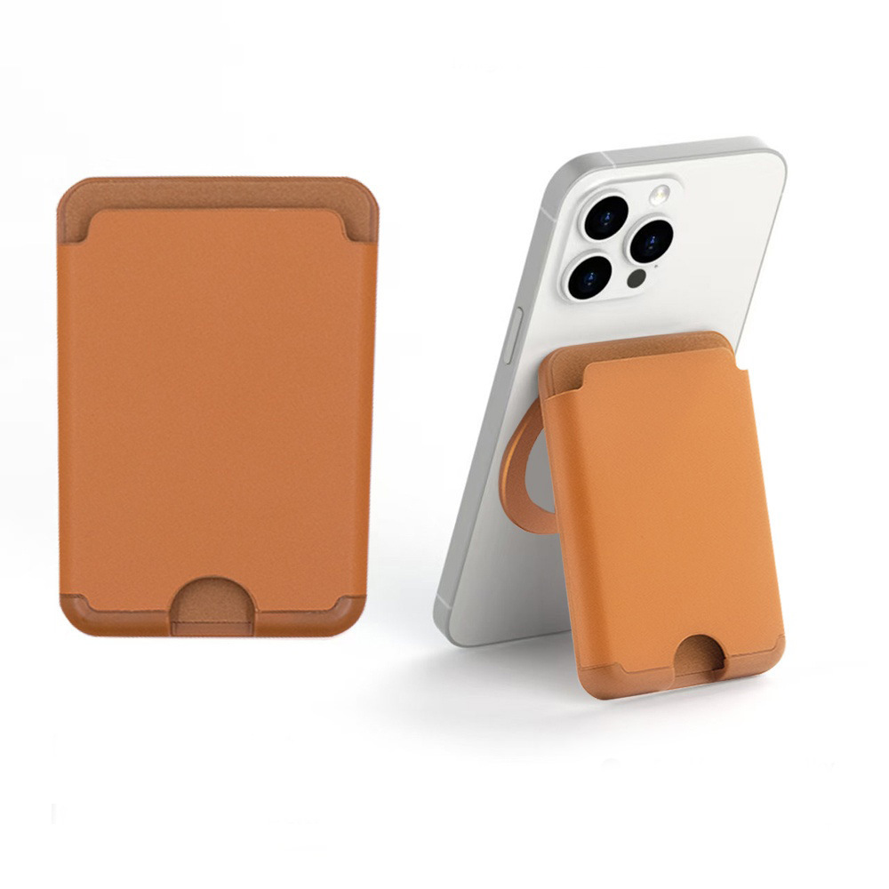 MagSafe Wallet Stand 2-in-1 Magnetic Card Holder & Phone Kickstand Portable Kickstand & Card Slot Slim MagSafe Wallet & Stand