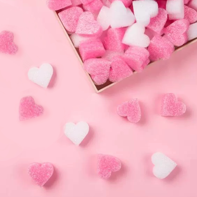 Heart Foam - Gift Box Filler - namenecklace